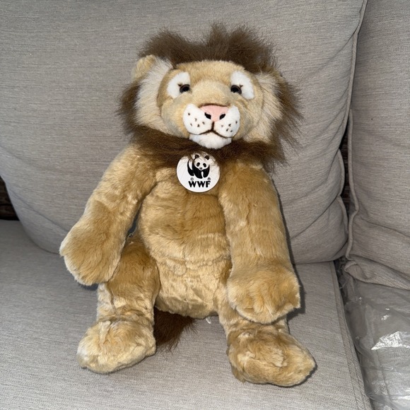 Build-A-Bear Workshop Jackets & Blazers - Vintage Lion Build-a-Bear Workshop‎ Collectibear WWF Series 15" 2003 -Immaculate